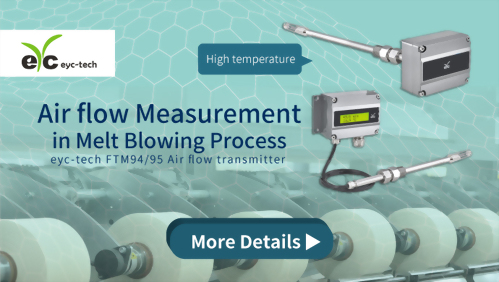 eyc-tech 风速风量传感器应用案例-熔喷机风速量测